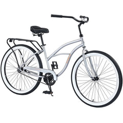 Single Speed Bicycles 26"inch, Steel Frame, Wide Wheels for Stability, Rear Coaster Brakes, Multiple Colors Men'S Beach Cruiser Bike
