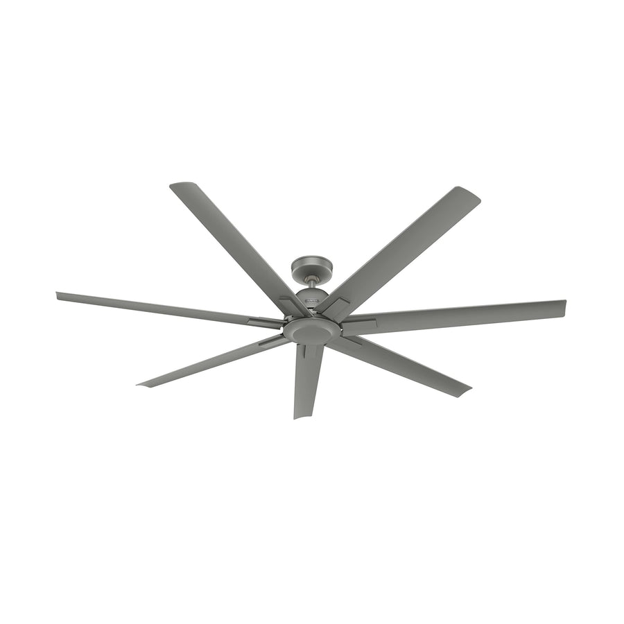 Hunter Downtown 72" Ceiling Fan in Matte Silver